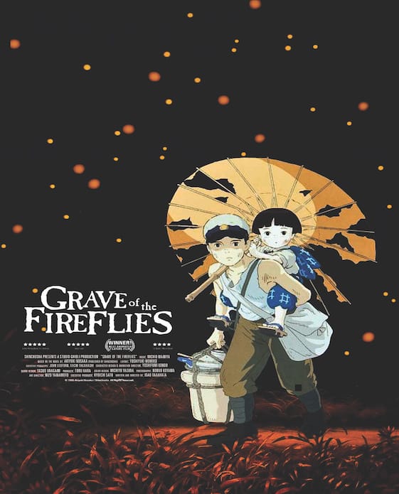Grave of the Fireflies Movie Poster